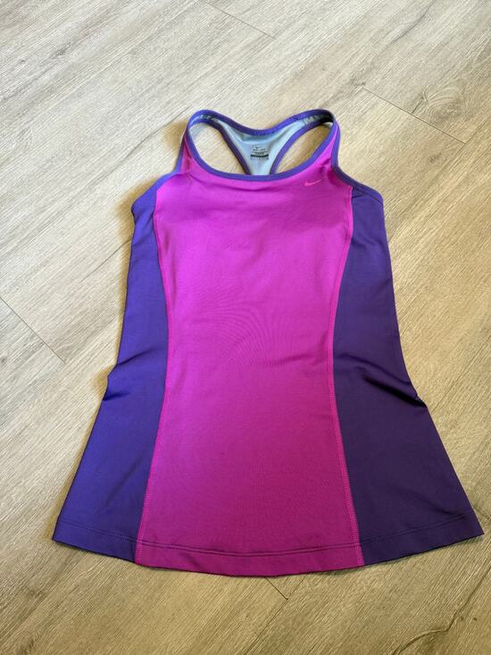 Nike Tops - Nike Dri-Fit Magenta Purple Racerback Tank Small | Athletic